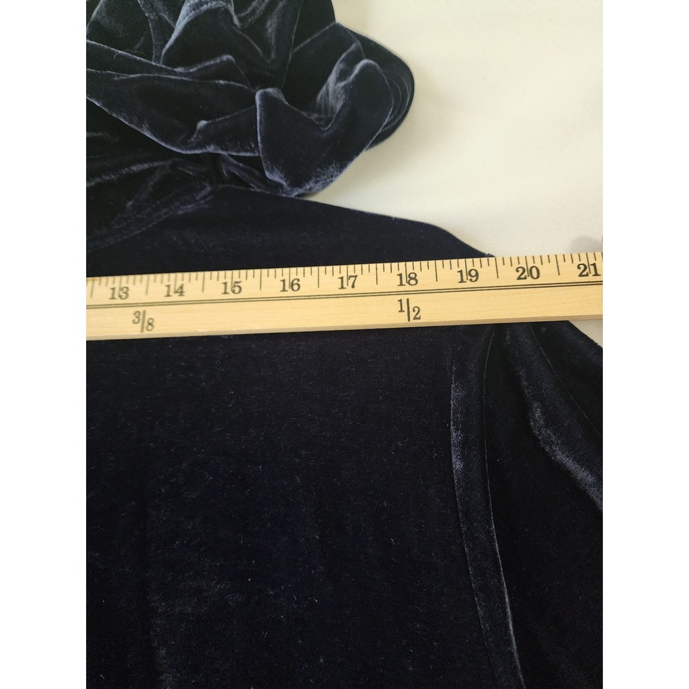 Serena Williams Signature Statement Navy Velour Tracksuit Set Hoodie Pants 1X - Picture 6 of 16